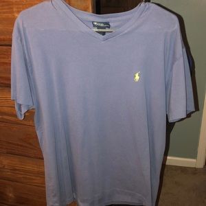 men’s polo v neck shirt